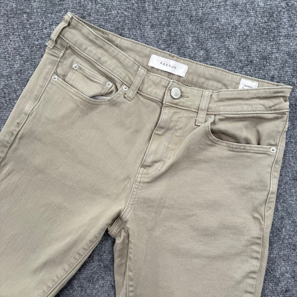 Pacsun Jeans‎ 31x32 Tan Khaki Casual Everyday Skinny Style Women's